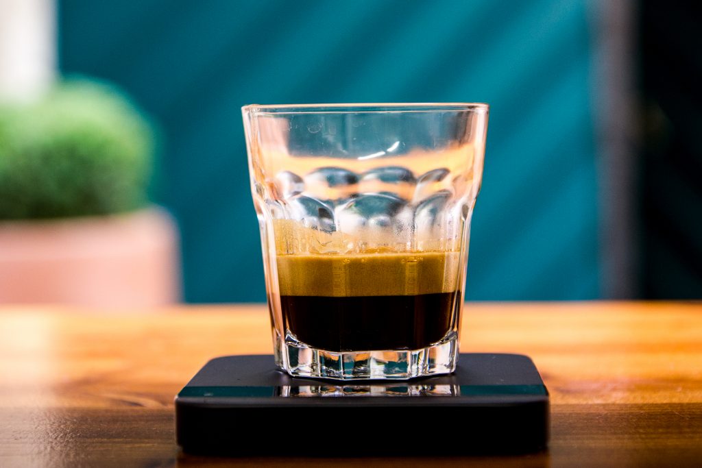 Espresso from Honduras Comsa in Fenster Cafe